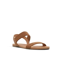 Karlone Medium Brown Women's Flat Sandals