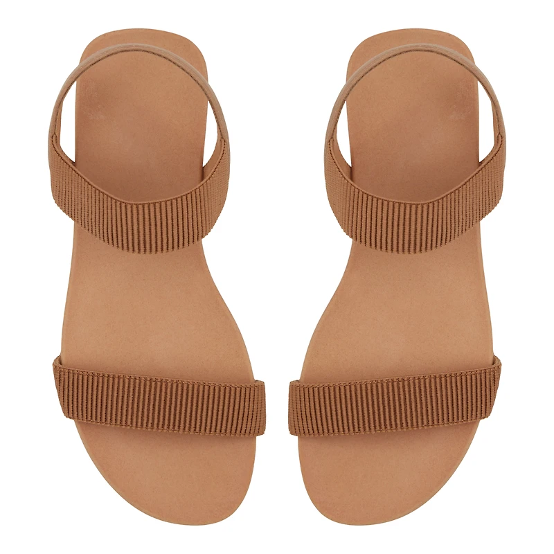 Karlone Medium Brown Women's Flat Sandals