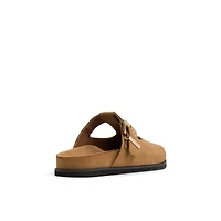 Kaze Dark Beige Women's Mules