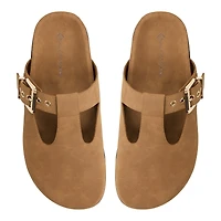 Kaze Dark Beige Women's Mules