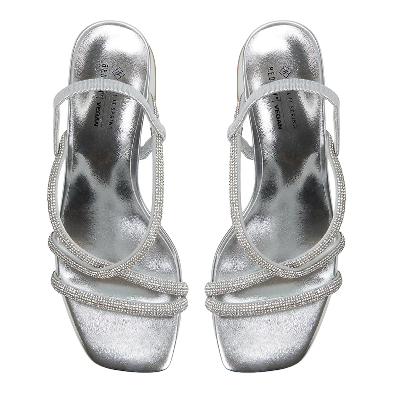 Kiira Silver Women's Low-mid Heels