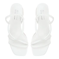 Kiira White Women's Low-mid Heels