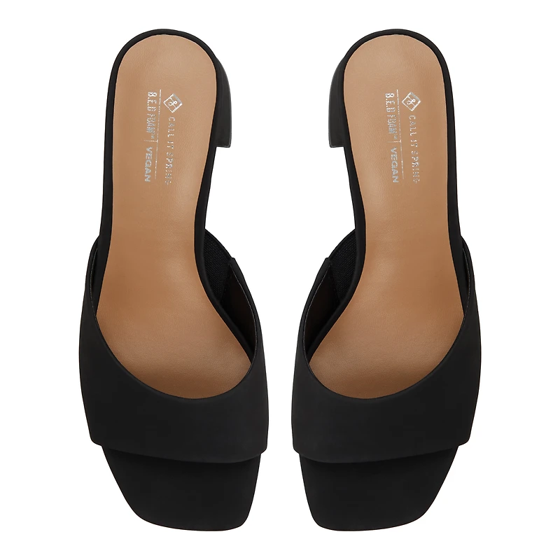 Lanaa Black Women's Heeled mules