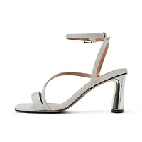 Laneyy Silver Women's Metallic Shoes Bags