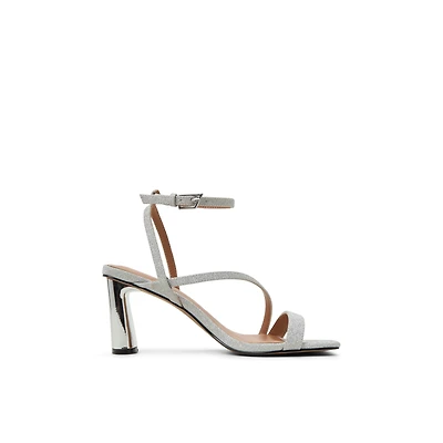 Laneyy Silver Women's Metallic Shoes Bags
