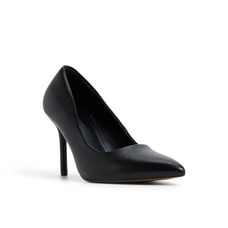 Leeona Noir Synthetic Femmes Escarpins | Boutique Spring Canada