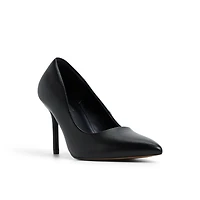 Leeona Noir Synthetic Femmes Escarpins | Boutique Spring Canada