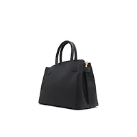Lemercier Black Synthetic Grainy Women's Crossbody