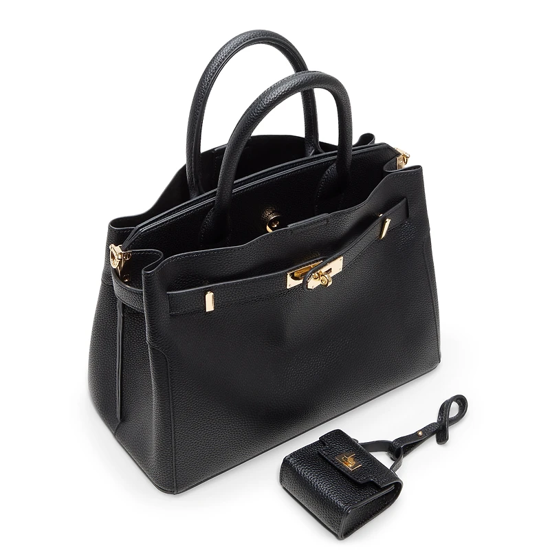 Lemercier Black Synthetic Pebble Women's Influencer Picks