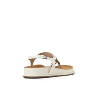 Leonah Blanc Femmes Talons plats | Boutique Spring Canada