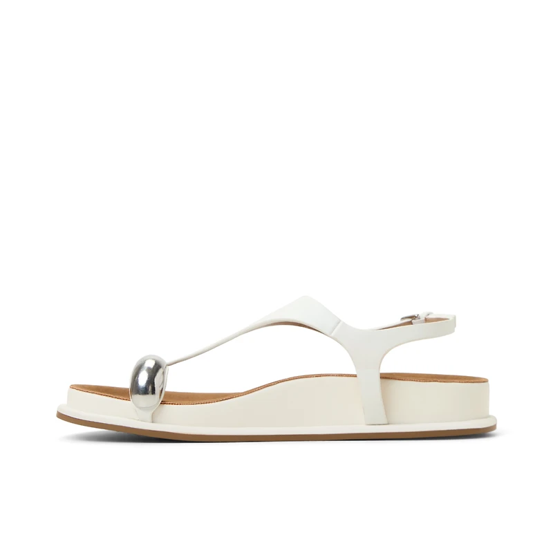 Leonah Blanc Femmes Talons plats | Boutique Spring Canada