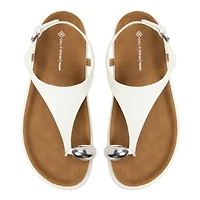 Leonah Blanc Femmes Talons plats | Boutique Spring Canada