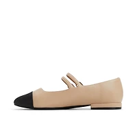 Libbi Medium Beige Women's Ballerinas