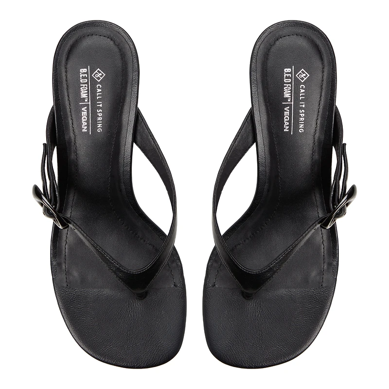 Lollaa Black Women's Low-mid Heels