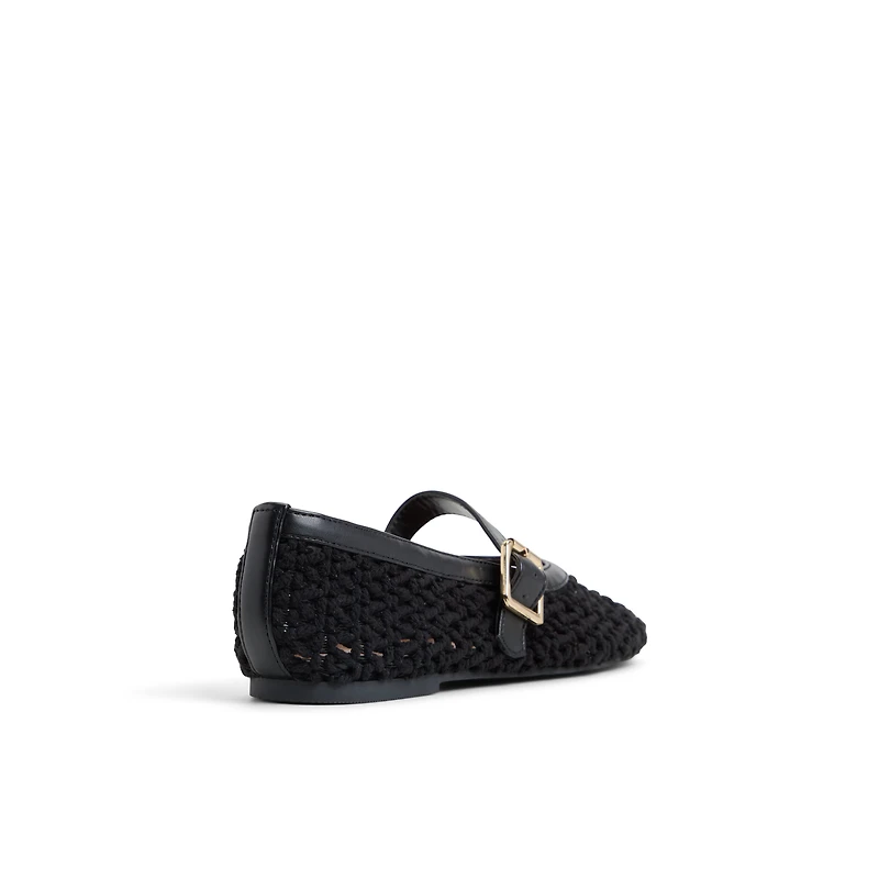 Maev Noir Ouvert Femmes Ballerines | Boutique Spring Canada