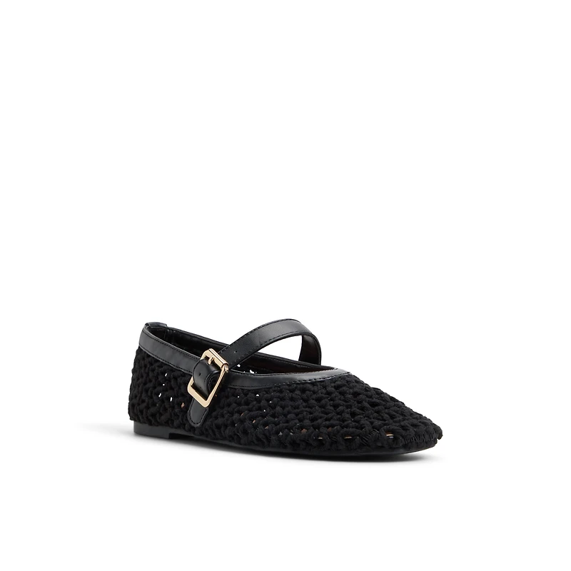 Maev Noir Ouvert Femmes Ballerines | Boutique Spring Canada