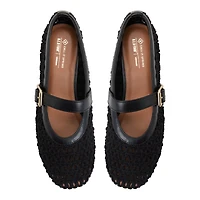 Maev Noir Ouvert Femmes Ballerines | Boutique Spring Canada