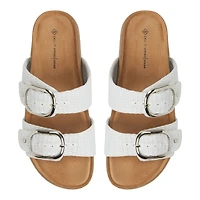 Mahina White Women's Slides