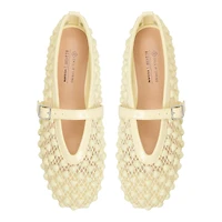 Maiya Light Yellow Women's Ballerinas