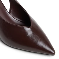 Marianaa Marron Foncé Femmes Talons blocs | Boutique Spring Canada