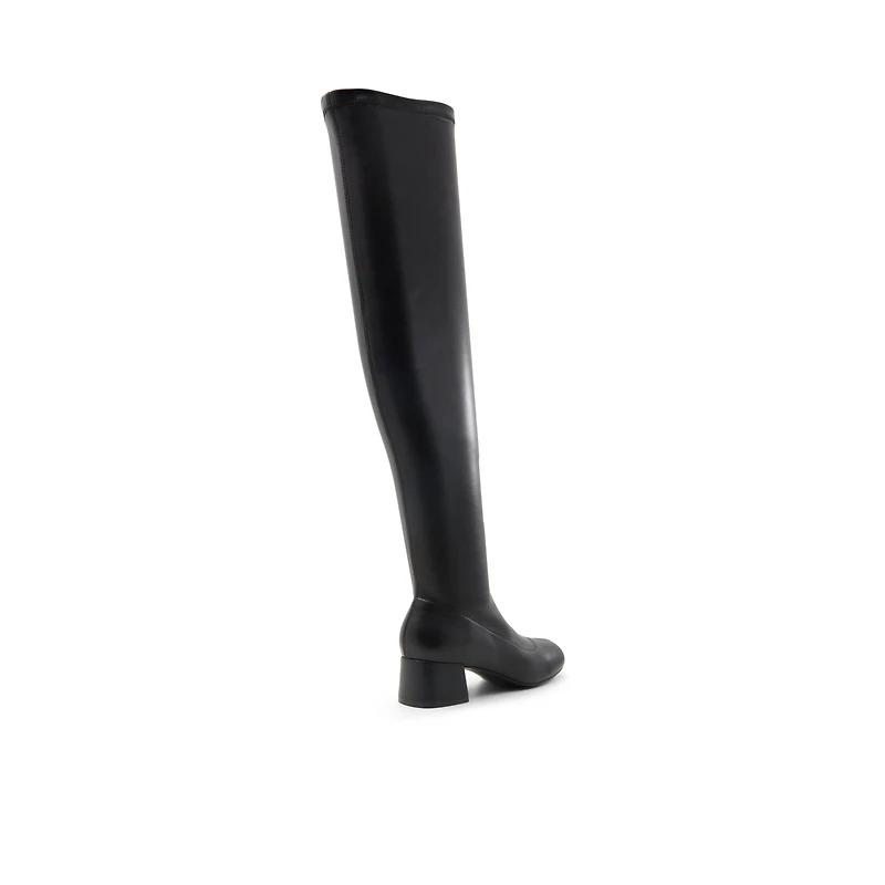 Maribelle Noir Femmes Bottes au dessus du genou | Boutique Spring Canada