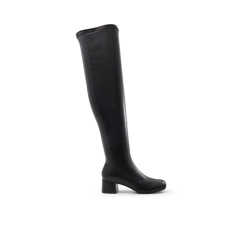 Maribelle Noir Femmes Bottes au dessus du genou | Boutique Spring Canada