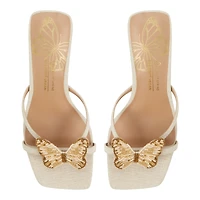 Mariposaa Natural Women's Embellished Shoes Bags