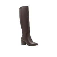Mattiie Marron Foncé Femmes Bottes hautes | Boutique Spring Canada