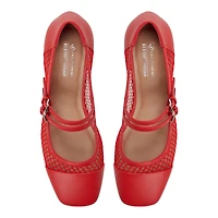 Mikayla Red Women's  Mary Janes