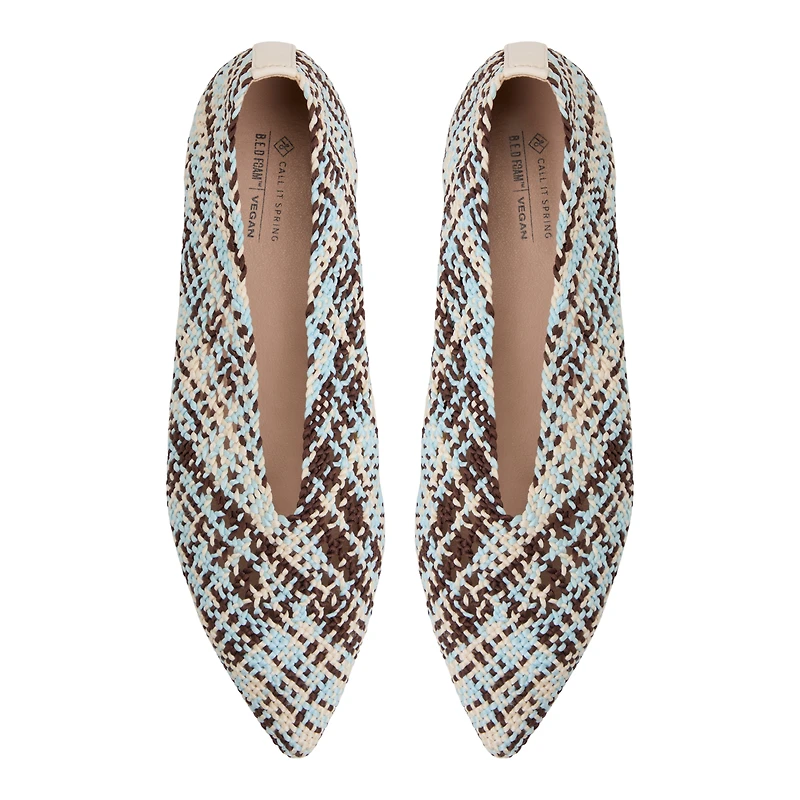 Milliee Light Blue Women's Ballerinas