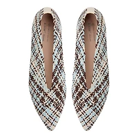 Milliee Light Blue Women's Ballerinas
