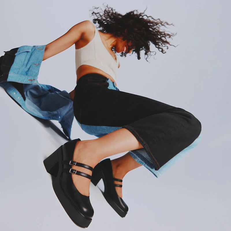 Monroe Noir Femmes Talons plateforme | Boutique Spring Canada