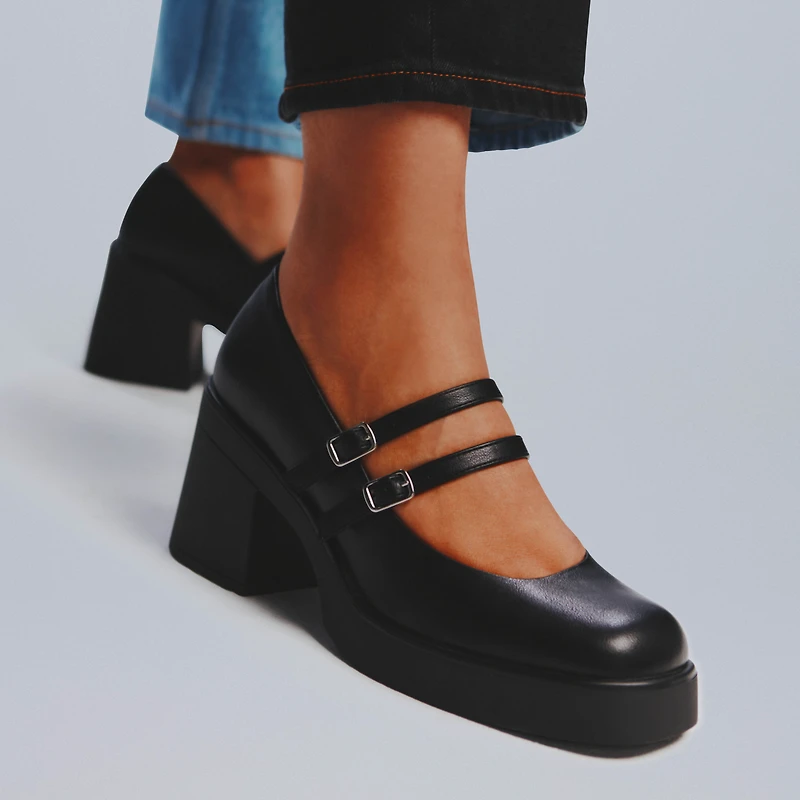 Monroe Noir Femmes Talons plateforme | Boutique Spring Canada
