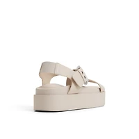 Naluu Gris Clair Femmes Talons compenses | Boutique Spring Canada