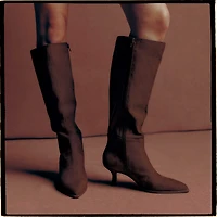 Naraa Dark Brown Women's Dress Boots