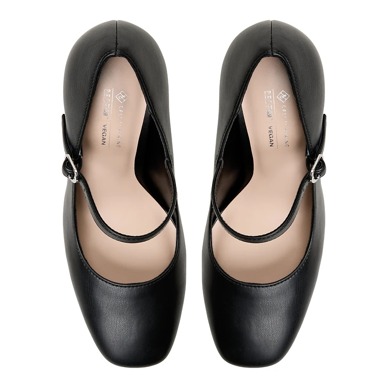 Navii Black Women's Slingbacks