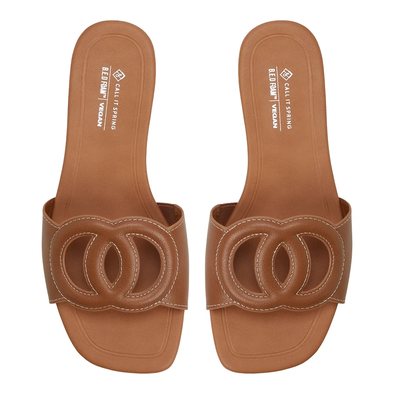 Navina Cognac Women's Slides