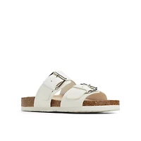 Nevaddaa Blanc Femmes Claquettes | Boutique Spring Canada