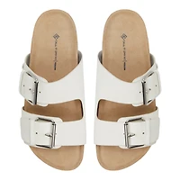 Nevaddaa Blanc Femmes Claquettes | Boutique Spring Canada