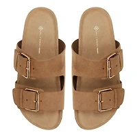 Nevaddaa Medium Beige Women's Slides