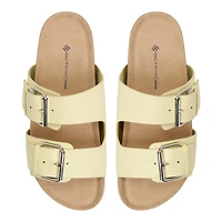 Nevaddaa Light Yellow Women's Slides