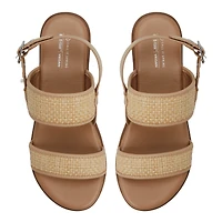 Nevra Natural Women's Flat Sandals