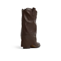 Oaklie Marron Foncé Femmes Bottes mi-mollets | Boutique Spring Canada