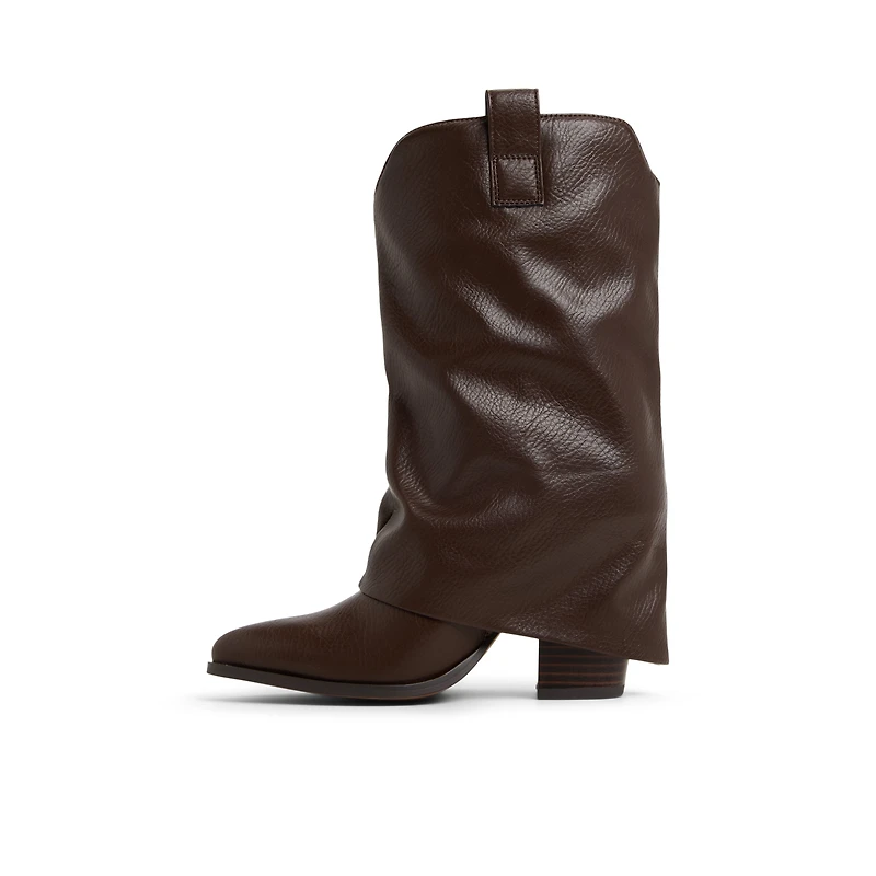 Oaklie Marron Foncé Femmes Bottes mi-mollets | Boutique Spring Canada