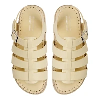Palmas Light Yellow Women's Flat Sandals