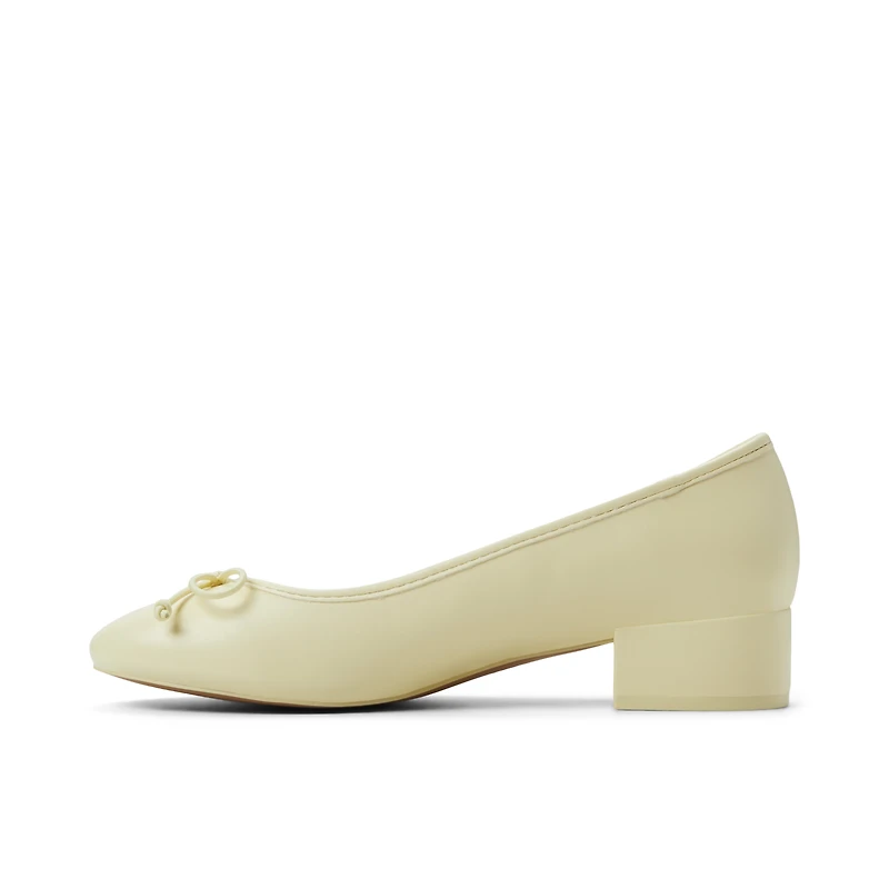 Poiise Light Yellow Women's Kitten heels