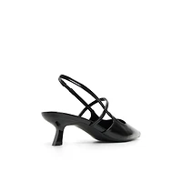 Poppiee Black Women's Kitten heels