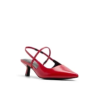 Poppiee Red Women's Kitten heels