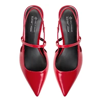 Poppiee Red Women's Kitten heels