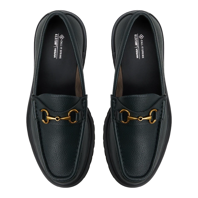 Prynne Dark Green Men's Loafers